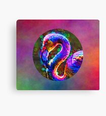 Cosmic Flamingo Canvas Print