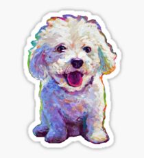 Netter Bichon Frise Sticker