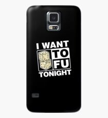 Funda/vinilo para Samsung Galaxy Vegetarier Vegan - I want TOFU Tonight