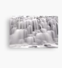 The many textures of a waterfall Canvas Print