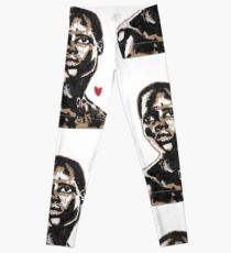 Afrikanische Frauenmalerei Leggings