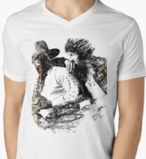 Bruce and Clarence Drawing 1 WallsOfFameAust V-Neck T-Shirt