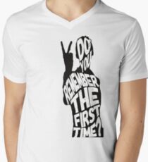 Do You Remeber the First Time? Men's V-Neck T-Shirt