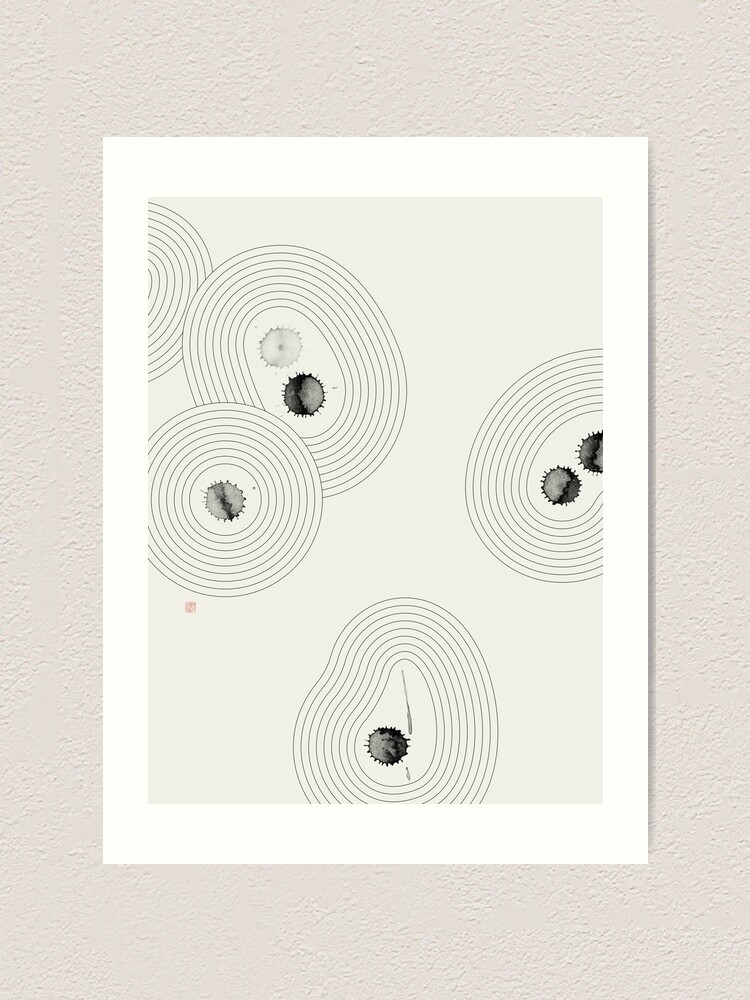 Alternate view of Accidental Zen Garden n°2 (West Meets East Series) Art Print