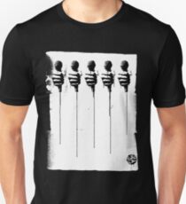 Five Mics - Black/White Unisex T-Shirt