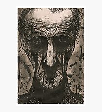 Ink Face Photographic Print