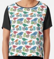 nesting birds Chiffon Top