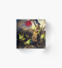 Bloque acrílico Chalecos Jaunes ~ Chalecos Amarillos