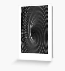 #blackandwhite #photography #monochrome #circle #abstract #pattern #dark #design #rug #spiral #horizontal #blackcolor #inarow #textured #nopeople #backgrounds Greeting Card