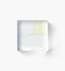 USGS TOPO Map Florida FL Cape San Blas 20120718 TM Acrylblock