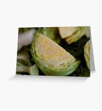 A Brussel Sprout?? (I was bored!!) Greeting Card