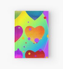 FESTIVE HEARTS Hardcover Journal