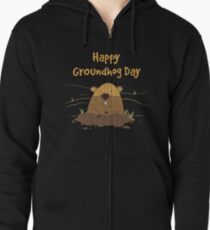 Groundhog Day 2019 Zipped Hoodie