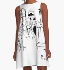 Vestido acampanado Van Gogh - The Bedroom, 1888, T Shirt, Reproducción de obras de arte, Tshirts, Bolsos, Posters, Estampados, Hombres, Mujeres, Niños