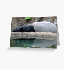 In two worlds Greeting Card