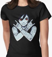 Reine des vampires T-shirt col V femme