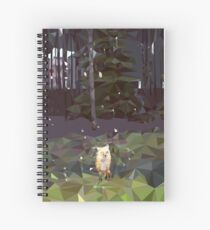 Daisy - v1 Low Poly Spiral Notebook