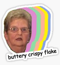 Buttery Crispy Flake Sticker