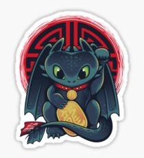 Maneki Dragon Sticker
