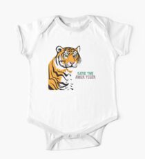 Save the Amur Tiger One Piece - Short Sleeve