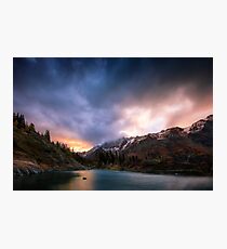 First alpine glow Photographic Print