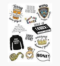 Brooklyn Nine Nine TV Show Art Photographic Print
