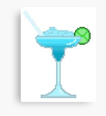 Blue Cocktail Canvas Print