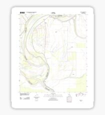 USGS TOPO Map Louisiana LA Acme 20120307 TM Sticker