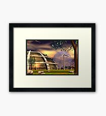 New Moon Eden Framed Print