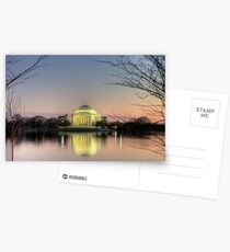 Jefferson Memorial at Dusk Postcards