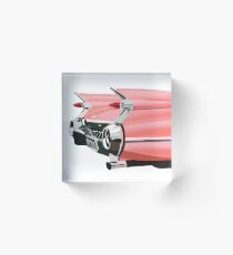 Pink Cadillac Acrylic Block