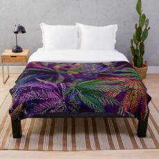 Manta Colección Psychedelic Rainbow Marijuana