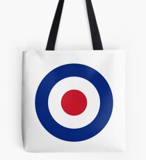 Royal Air Force Roundel | A circular red white blue identification mark Tote Bag