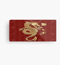 Chinesischer Drache Metallbild