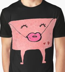 cute letter Graphic T-Shirt