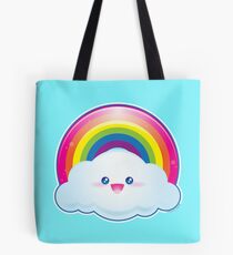 Kawaii Shiny Rainbow Tote Bag