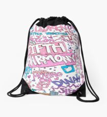 Fifth Harmony collage Drawstring Bag