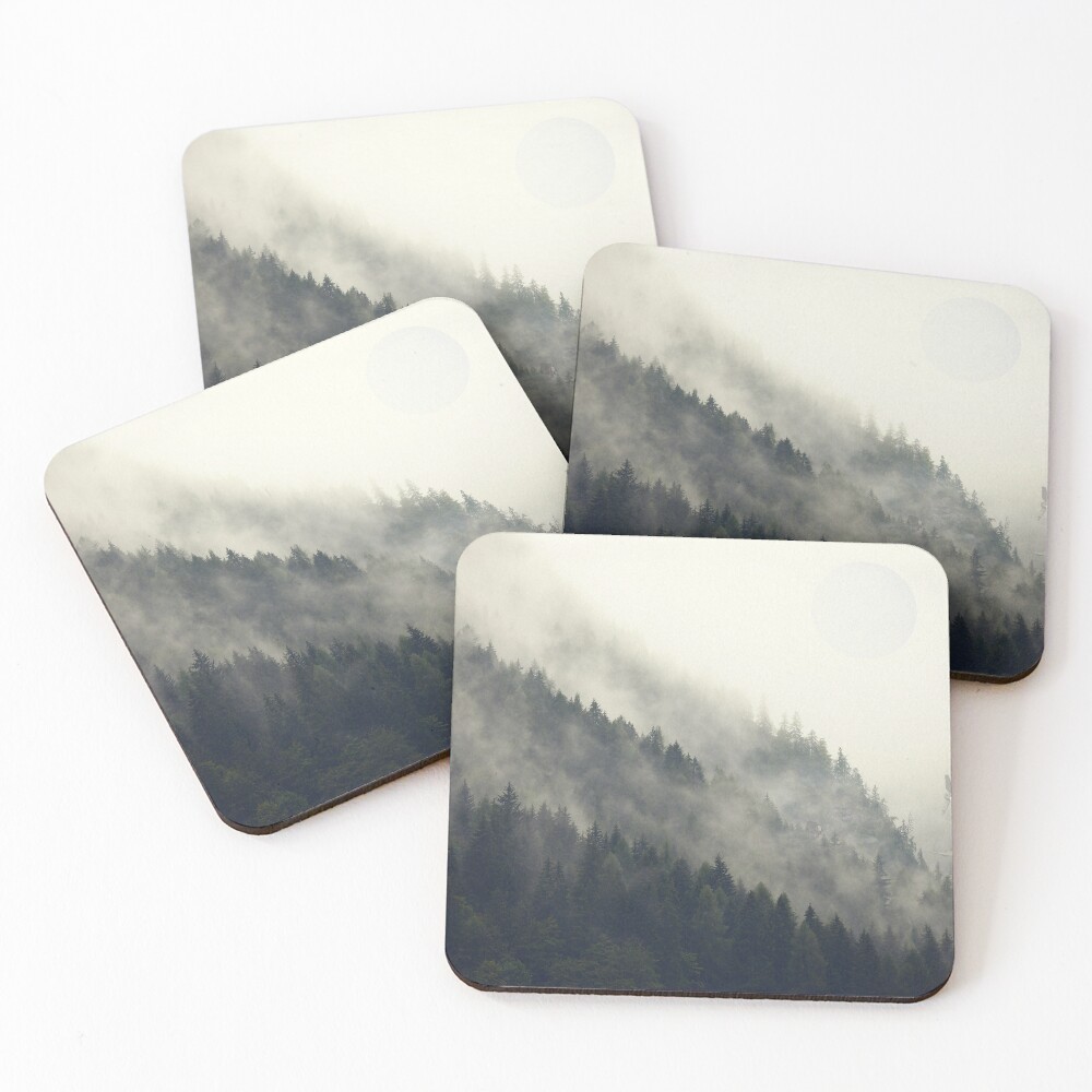 Forest Moon Coasters (Set of 4)
