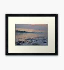 Sea Foam Framed Print