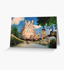 Studio Ghibli Watercolor Painting Greeting Card
