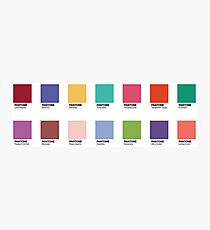 Pantone - Colors of the Year (2007-2019) - Set of 14 stickers Photographic Print