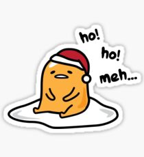 gudetama merry christmas Sticker
