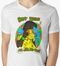 Don't disturb me and my tea Men's V-Neck T-Shirt