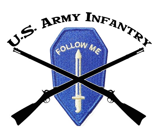 Us Infantry Follow Me Poster By Buckwhite Redbubble