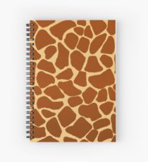 Giraffe Print Spiral Notebook