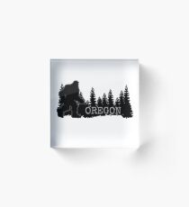 Bigfoot/Sasquatch Acrylic Block