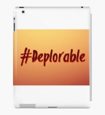 Deplorable Hashtag iPad Case/Skin