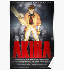 Póster Akira Movie Poster - Dark