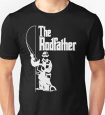 The Rodfather Fishing T Shirt Unisex T-Shirt