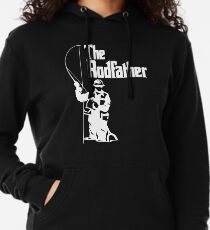 The Rodfather Fishing T Shirt Lightweight Hoodie